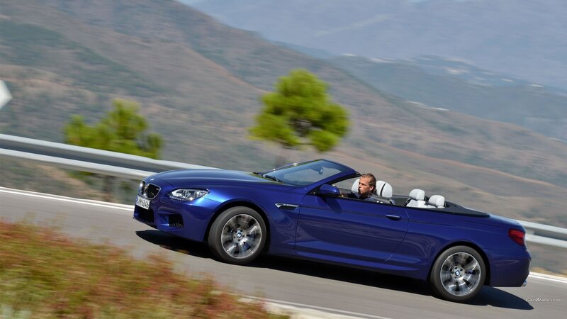 Blue Convertible Car — Dynamic, Afternoon, Photograph, Driver, Mountain