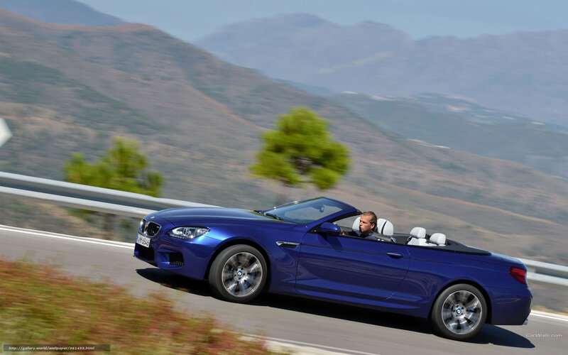 Blue Convertible Car — Dynamic, Afternoon, Photograph, Driver, Mountains, Road
