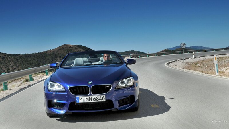 Blue Convertible Car — Dynamic, Afternoon, Photograph, Driver, Mountains