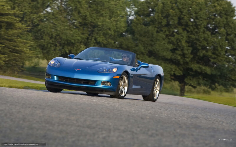 Blue Convertible Car — Dynamic, Afternoon, Photograph, Driver
