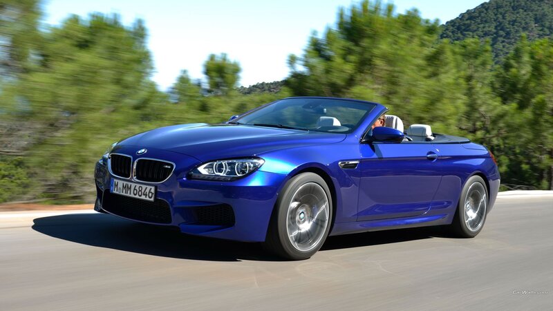 Blue Convertible Car — Dynamic, Afternoon, Photograph, Driver, Trees
