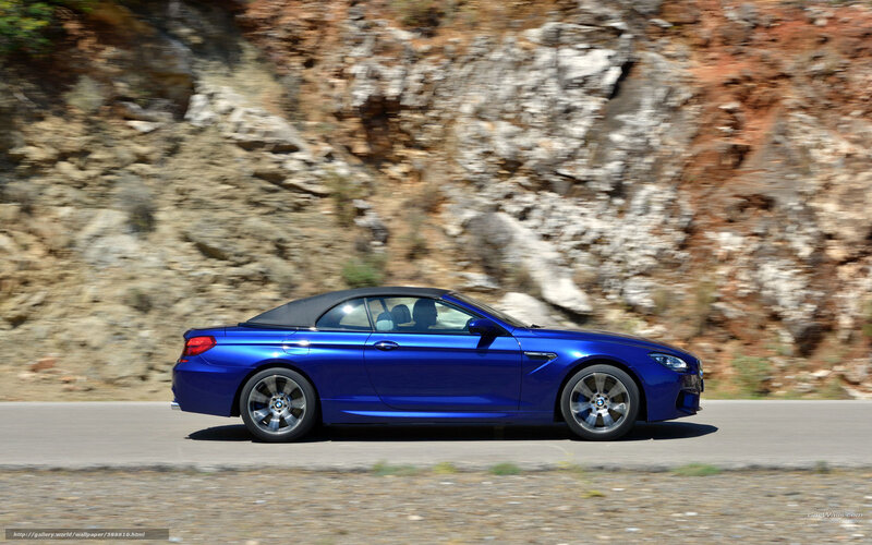 Blue Convertible Car — Dynamic, Afternoon, Photograph, Road, Rocky Cliff, Driver