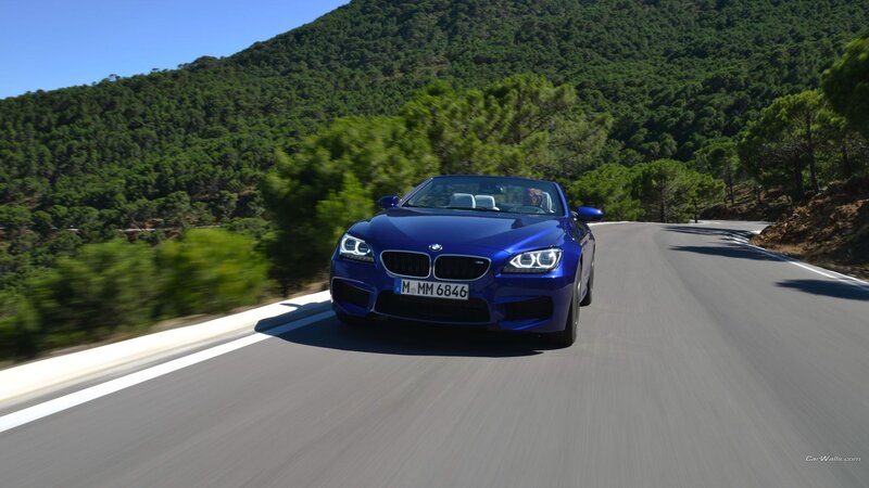 Blue Convertible Car — Dynamic, Afternoon, Photograph, Road, Trees