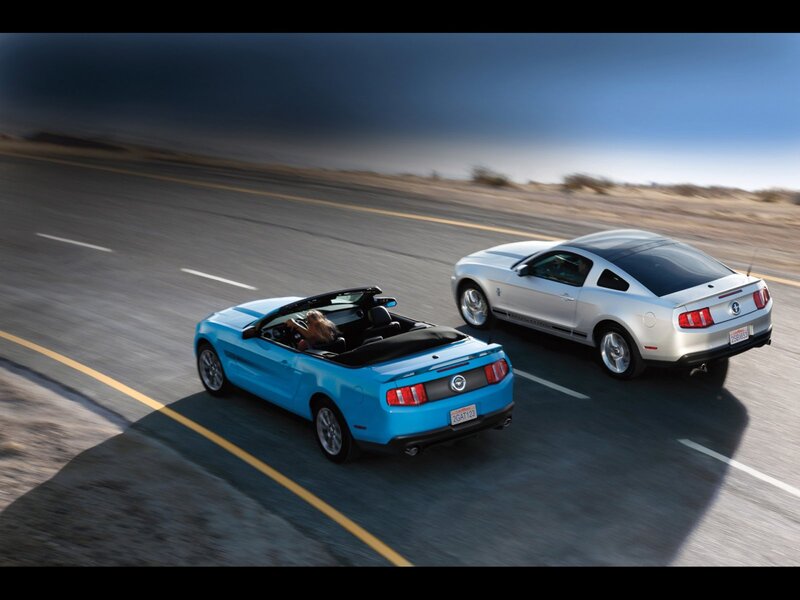 Blue Convertible Car — Dynamic, Afternoon, Photograph, Silver Coupe