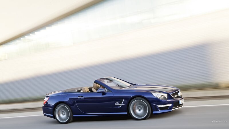 Blue Convertible Car — Dynamic, Photograph, Driver