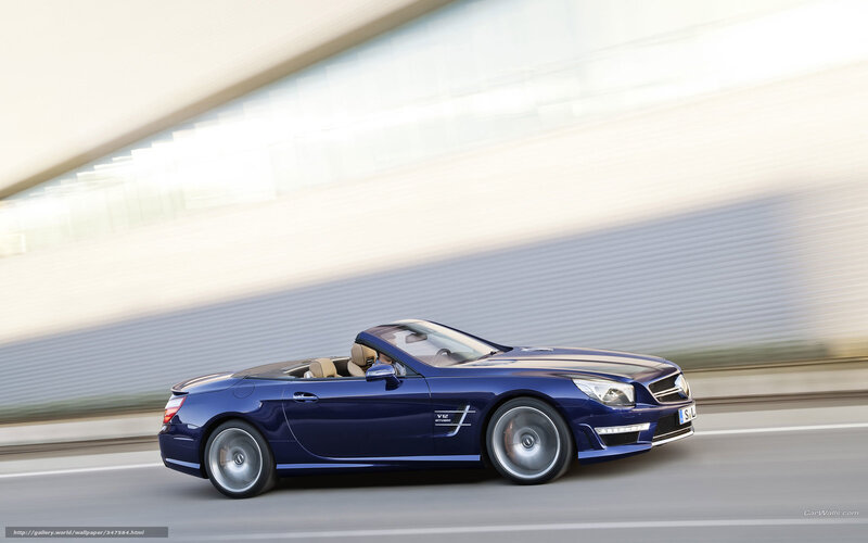 Blue Convertible Car — Dynamic, Photograph, Road, Driver