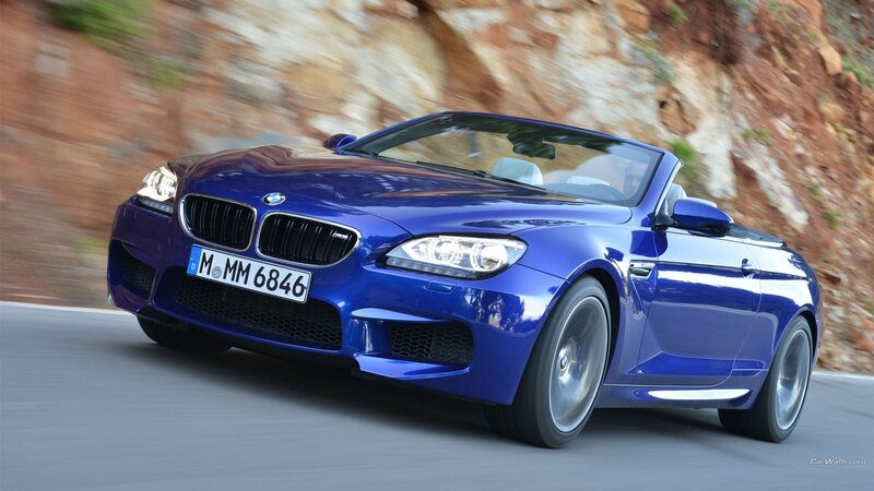Blue Convertible Car — Dynamic, Photograph, Road