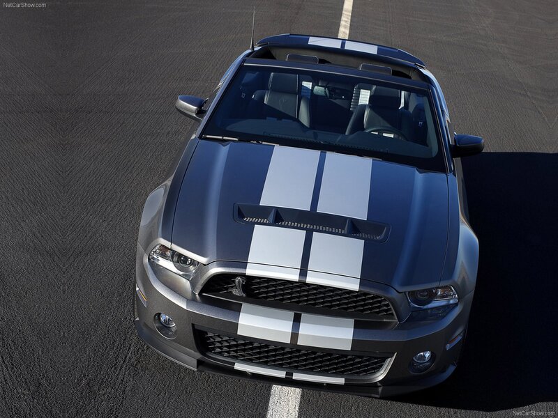 Blue Convertible Car — Gray, Dramatic