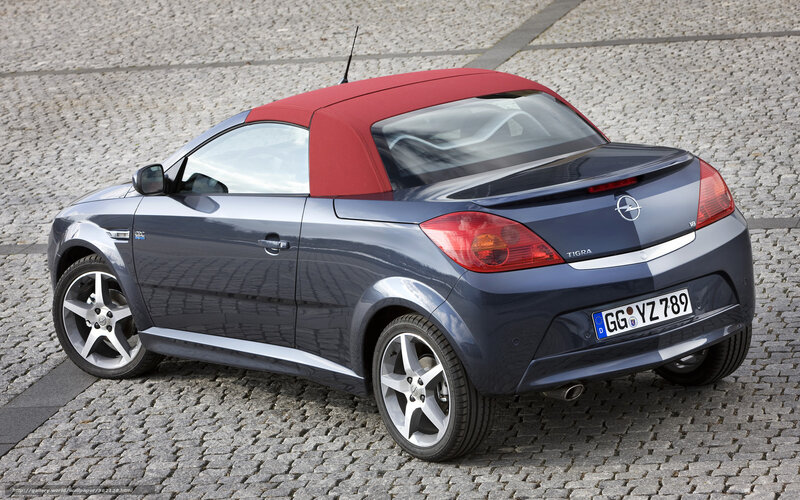 Blue Convertible Car — Gray, Neutral