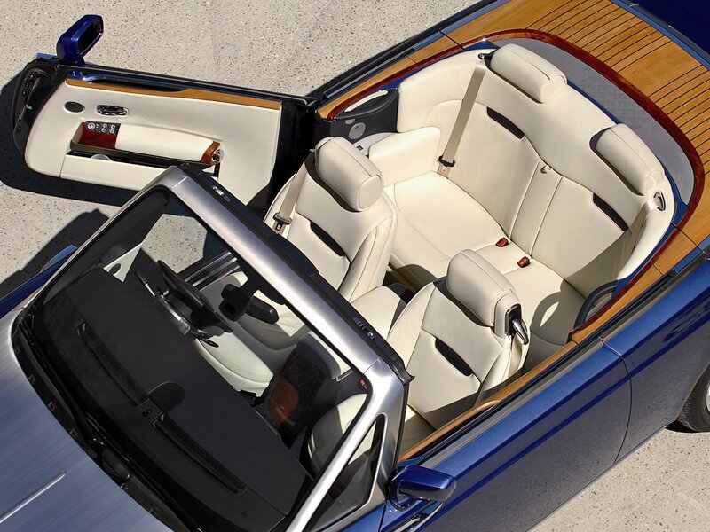 Blue Convertible Car — Luxurious, Afternoon