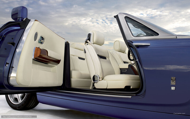 Blue Convertible Car — Luxurious