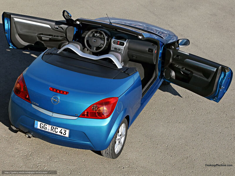 Blue Convertible Car — Neutral, Afternoon