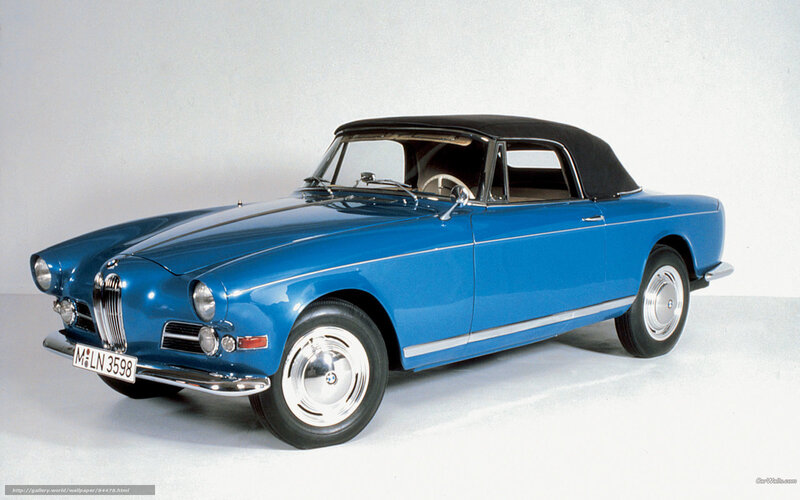 Blue Convertible Car — Neutral, Photograph, Black Soft Top
