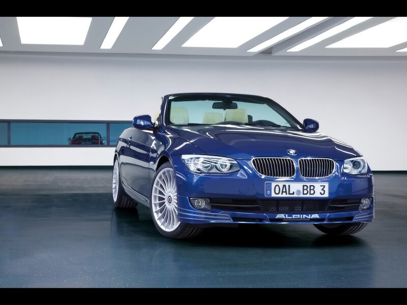 Blue Convertible Car — Neutral, Photograph, License Plate, Showroom