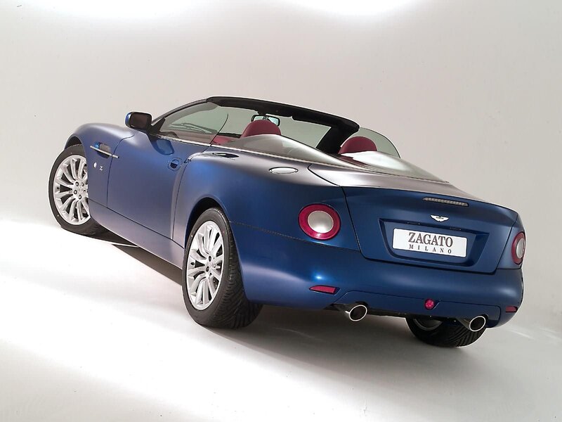 Blue Convertible Car — Neutral, Photograph, Red Seats