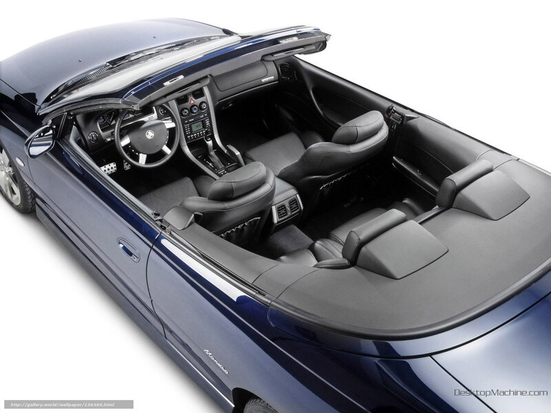 Blue Convertible Car — Neutral, Photograph, Steering Wheel