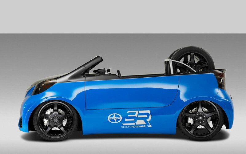 Blue Convertible Car — Neutral, Photograph, Wheel