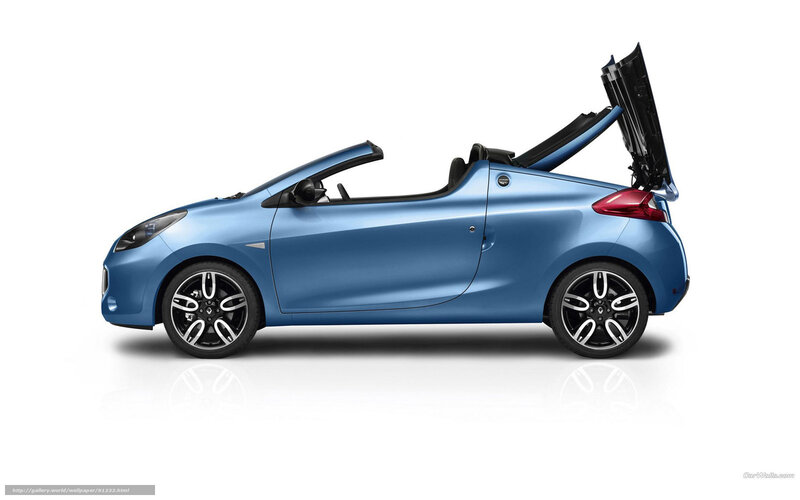 Blue Convertible Car — Neutral, Photograph, Wheels, Sunroof