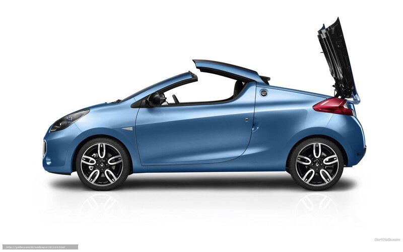 Blue Convertible Car — Neutral, Photograph, Wheels