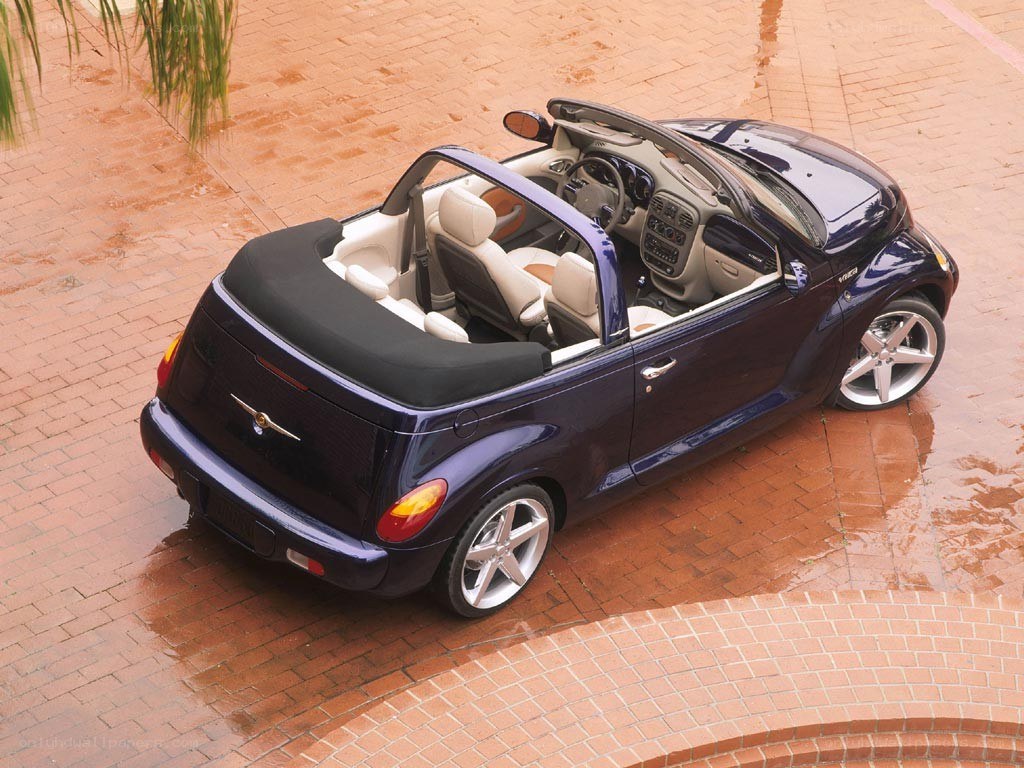 blue convertible car on brick