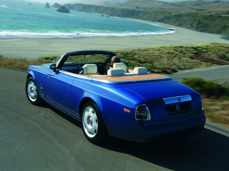 Blue Convertible Car — Serene, Afternoon, Photograph, Driver, Ocean, Beach
