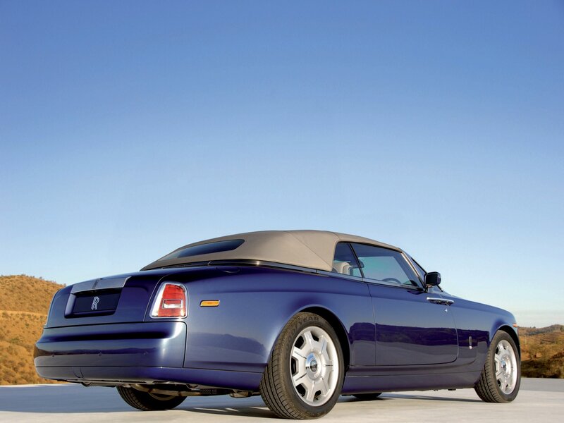 Blue Convertible Car — Serene, Afternoon, Photograph, Hills, Sky