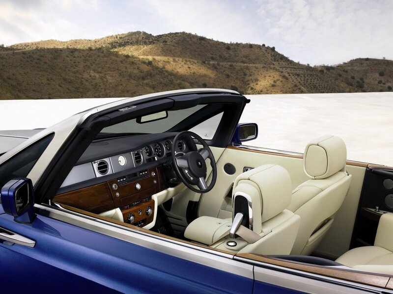 Blue Convertible Car — Serene, Afternoon, Photograph, Interior