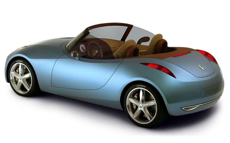Blue Convertible Concept Car — Clean, Modern