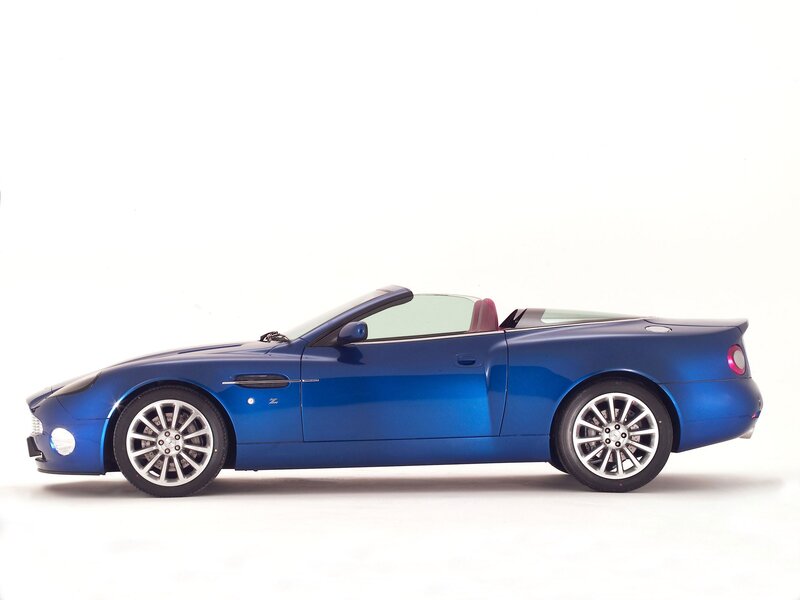 blue convertible sports car