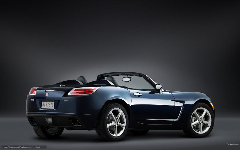 blue convertible sports car
