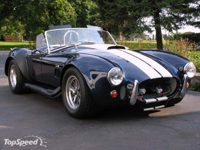 Blue Convertible Sports Car — Black