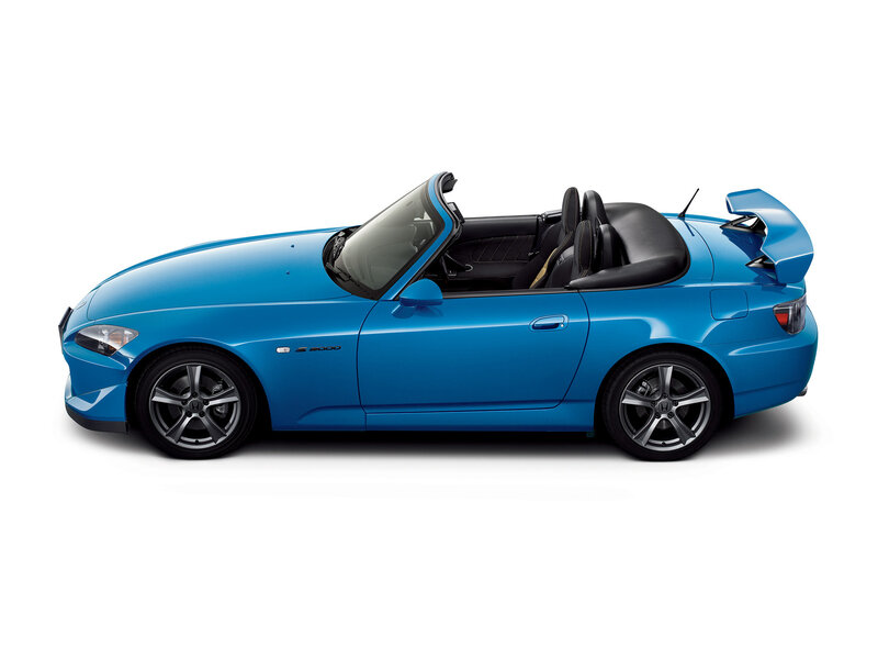 Blue Convertible Sports Car — Clean