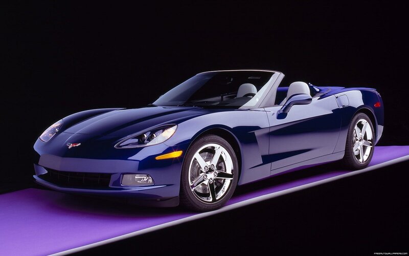 Blue Convertible Sports Car — Dramatic, Photograph, Wheel, Seat, Black
