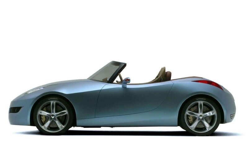 Blue Convertible Sports Car — Light Blue