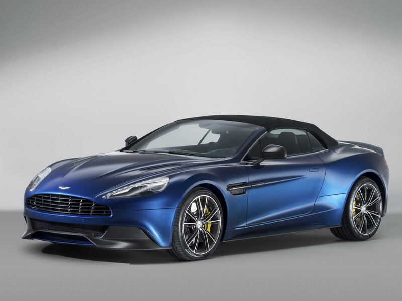 Blue Convertible Sports Car — Neutral, Photograph, Convertible Top