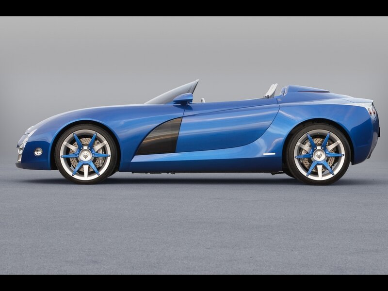 Blue Convertible Sports Car — Neutral, Photograph, Wheel, Side Mirror