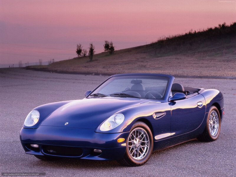 Blue Convertible Sports Car — Serene
