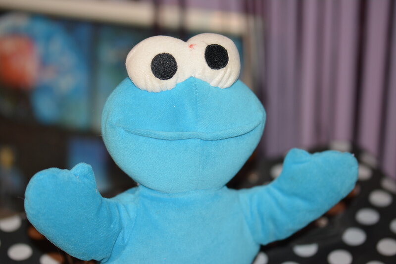 Blue Cookie Monster Plush