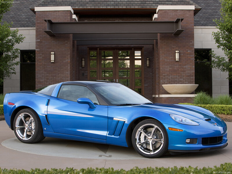 Blue Corvette C6