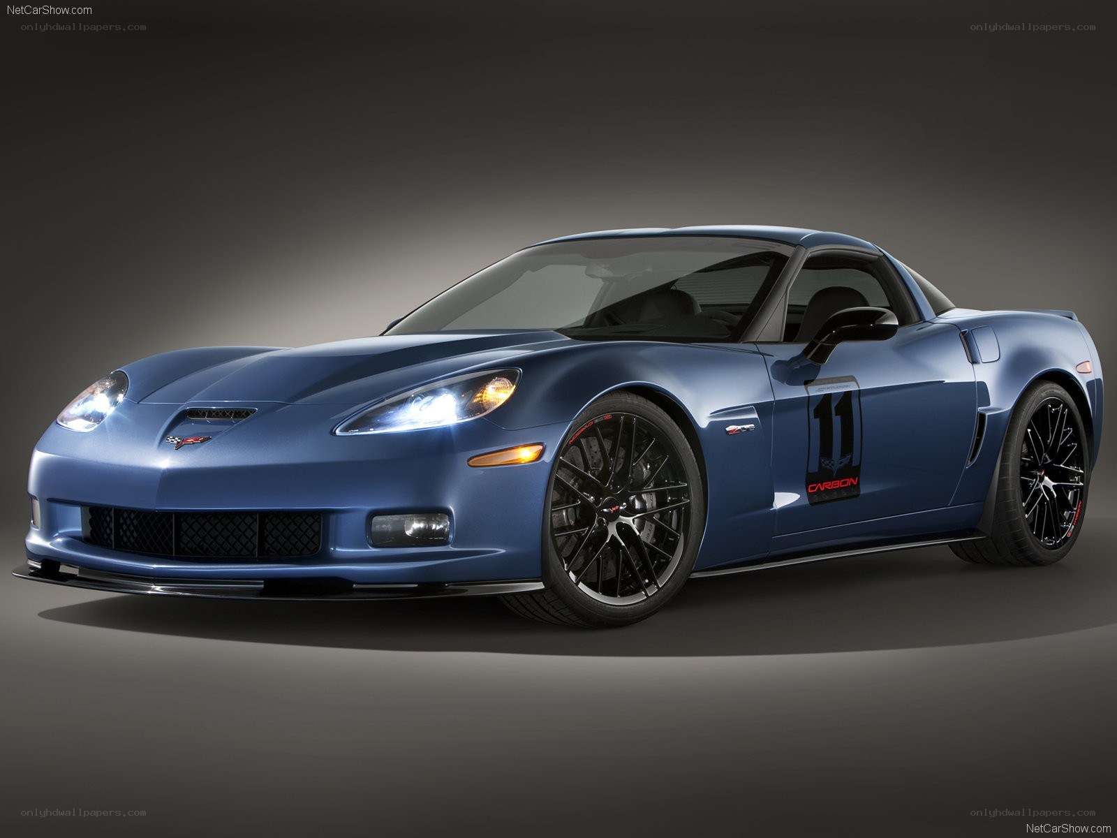 Blue Corvette C6 ZR1