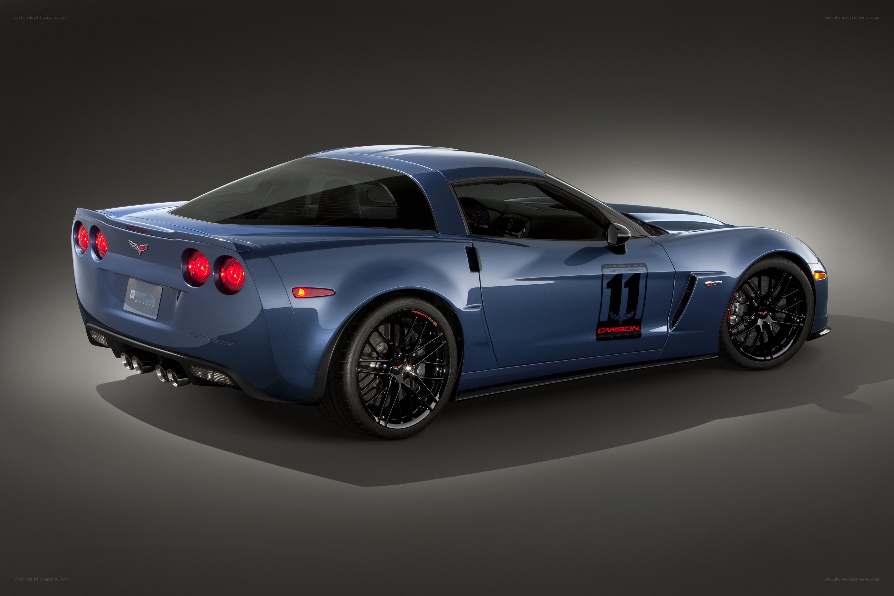 Blue Corvette C6 ZR1