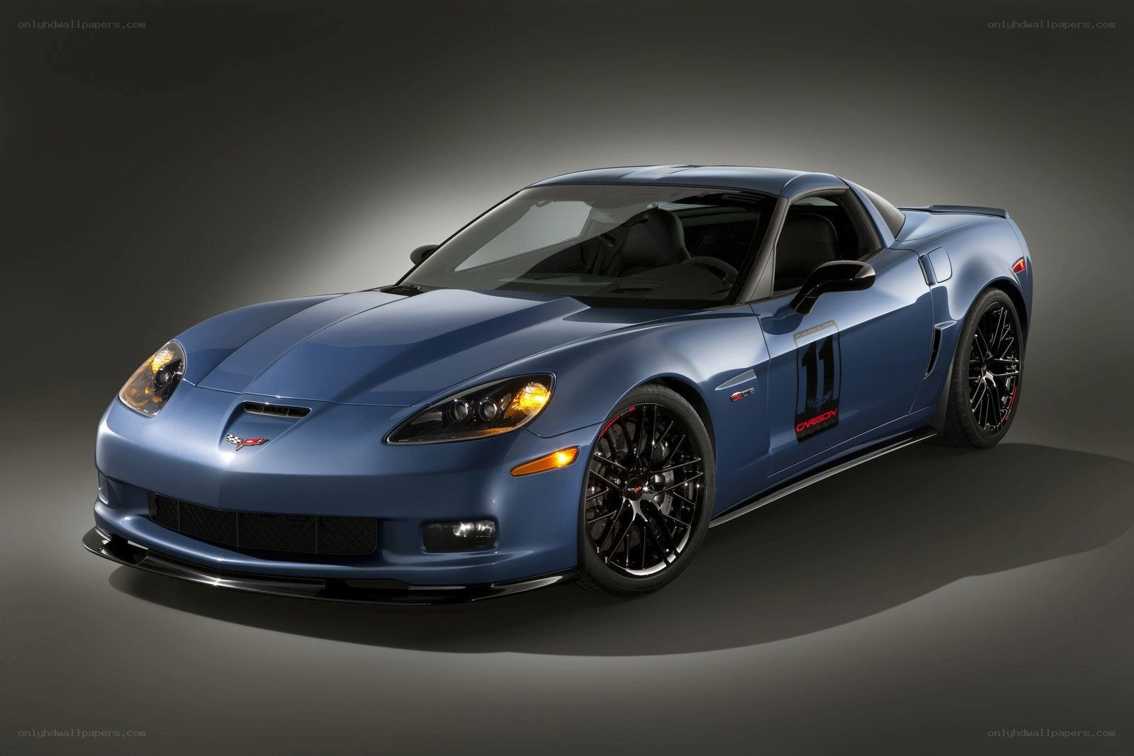 Blue Corvette C6 ZR1