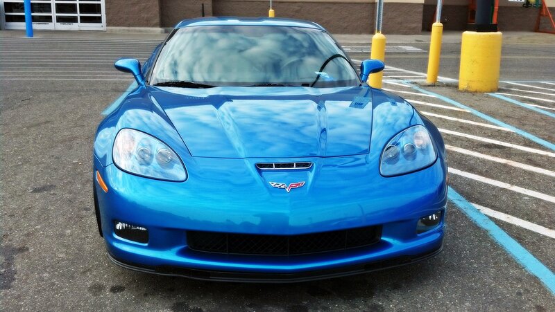 Blue Corvette Car — Neutral