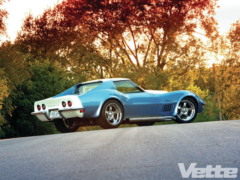 Blue Corvette Car — Serene