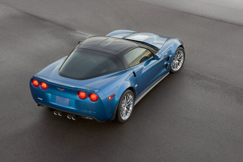 Blue Corvette Convertible