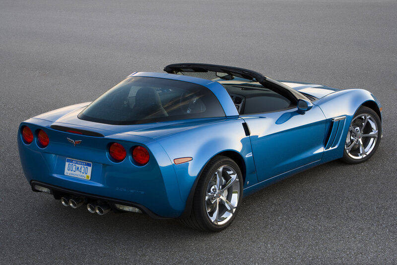 Blue Corvette Convertible — Neutral, Photograph, Car