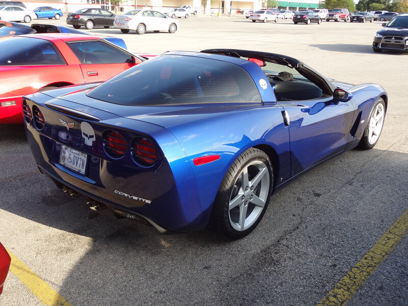 Blue Corvette Convertible — Neutral