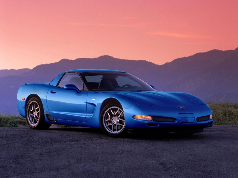 Blue Corvette Sports Car — Serene
