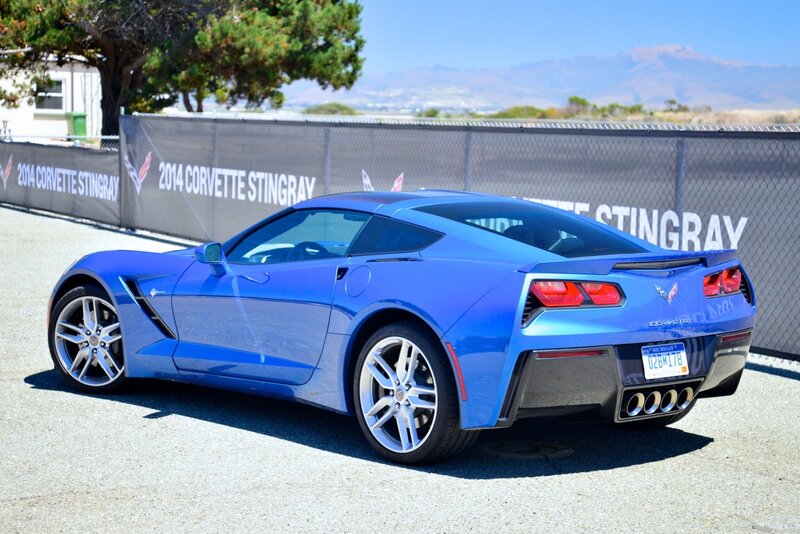 Blue Corvette Stingray — Bright