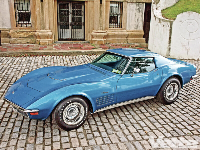 Blue Corvette Stingray — Calm, Afternoon